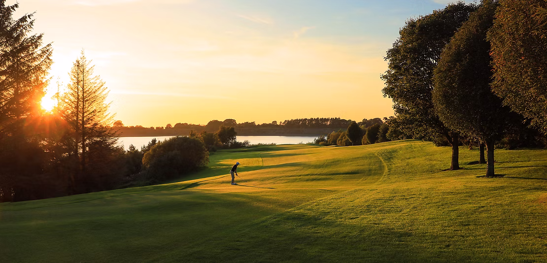 Tulfarris Golf Club overlooking Blessington Lakes